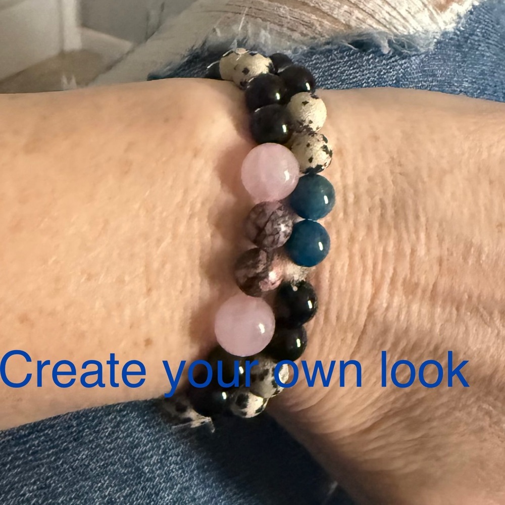 Genuine 4 stone reiki attuned bracelet - Picture 3 of 11